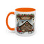Christmas Mug - Reindeer Barn Sleigh Reindeer