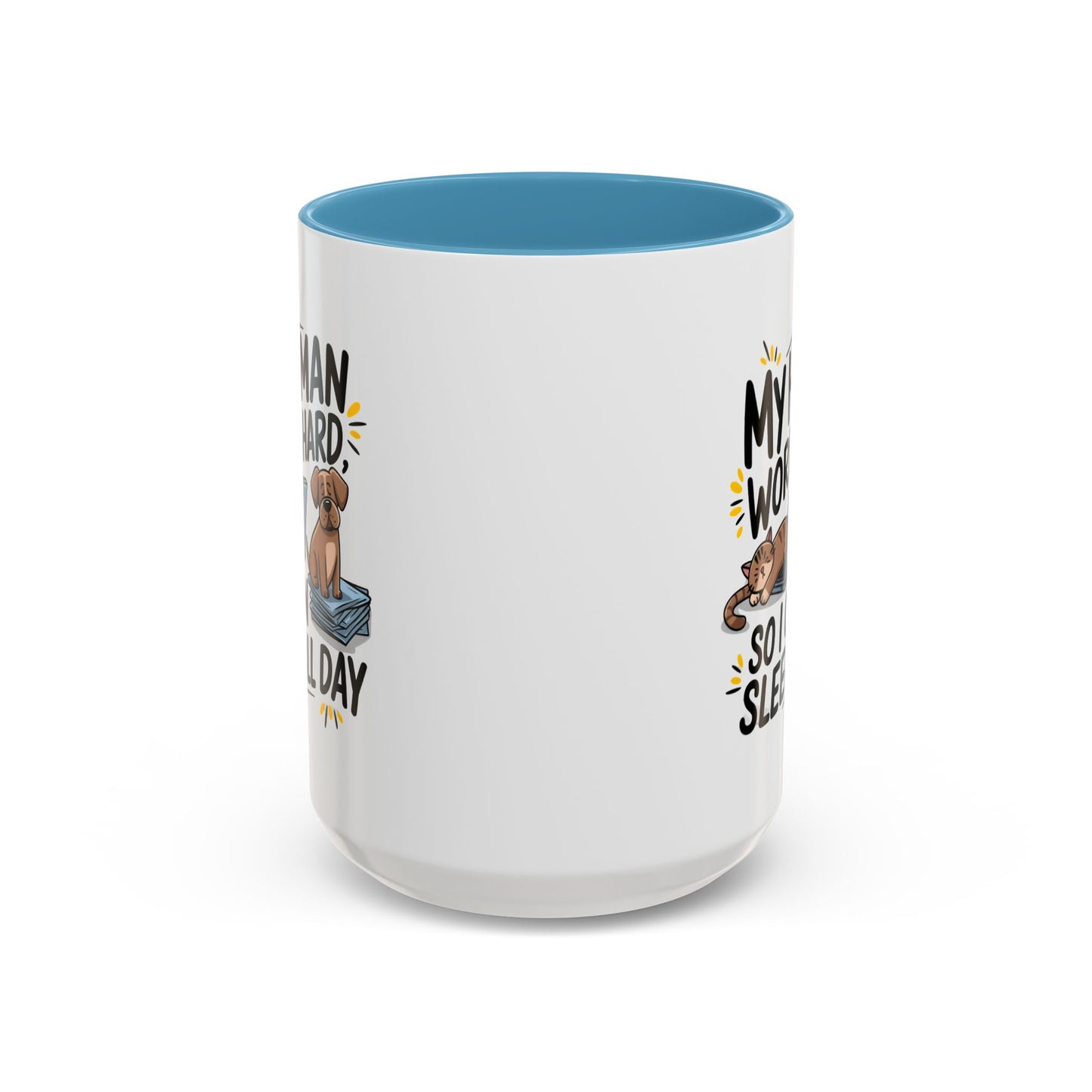Animal Mug - My Human Works Hard