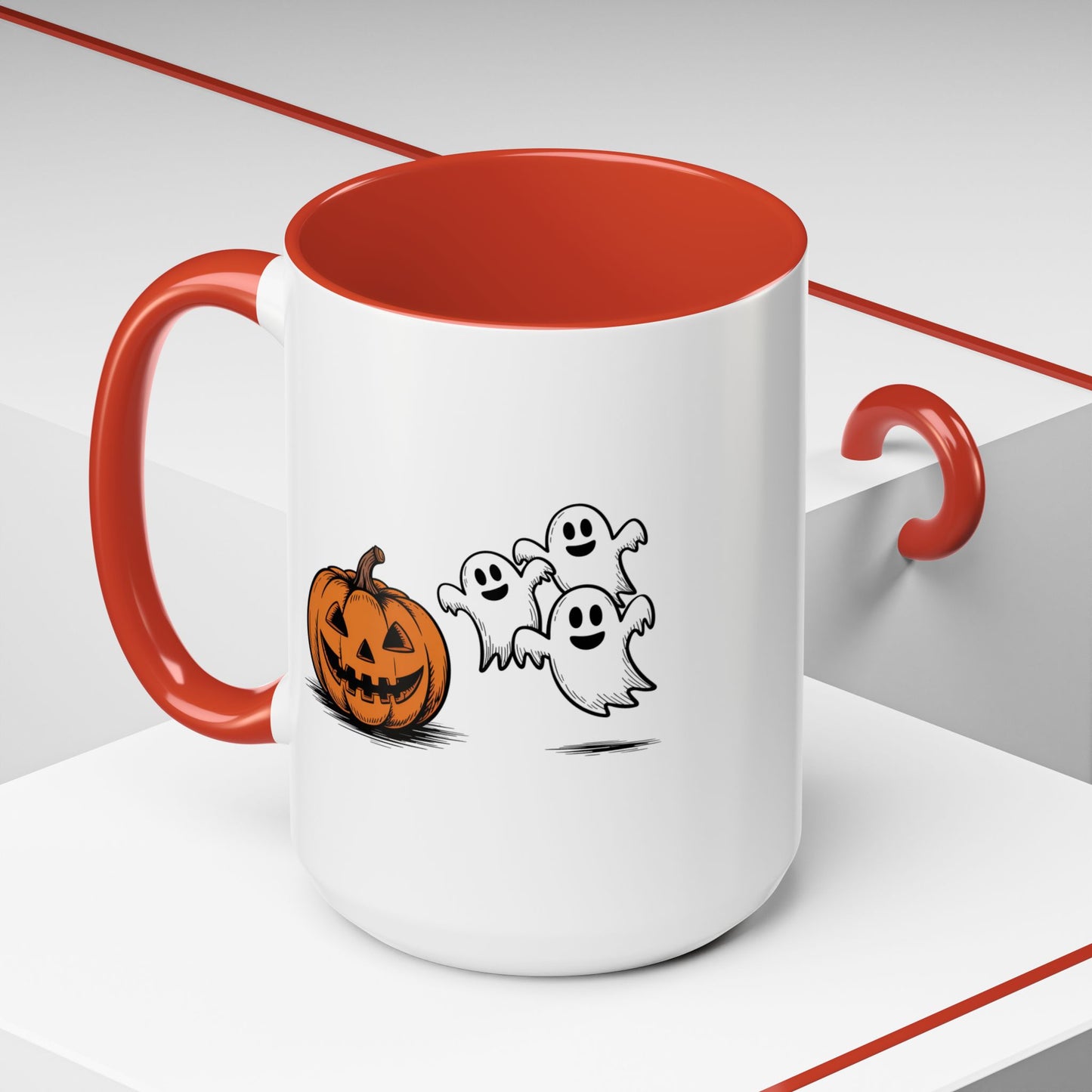 Halloween Mug - Pumpkin & Ghosts