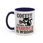 Humor Mug -  Coffee Because Murder is Wrong