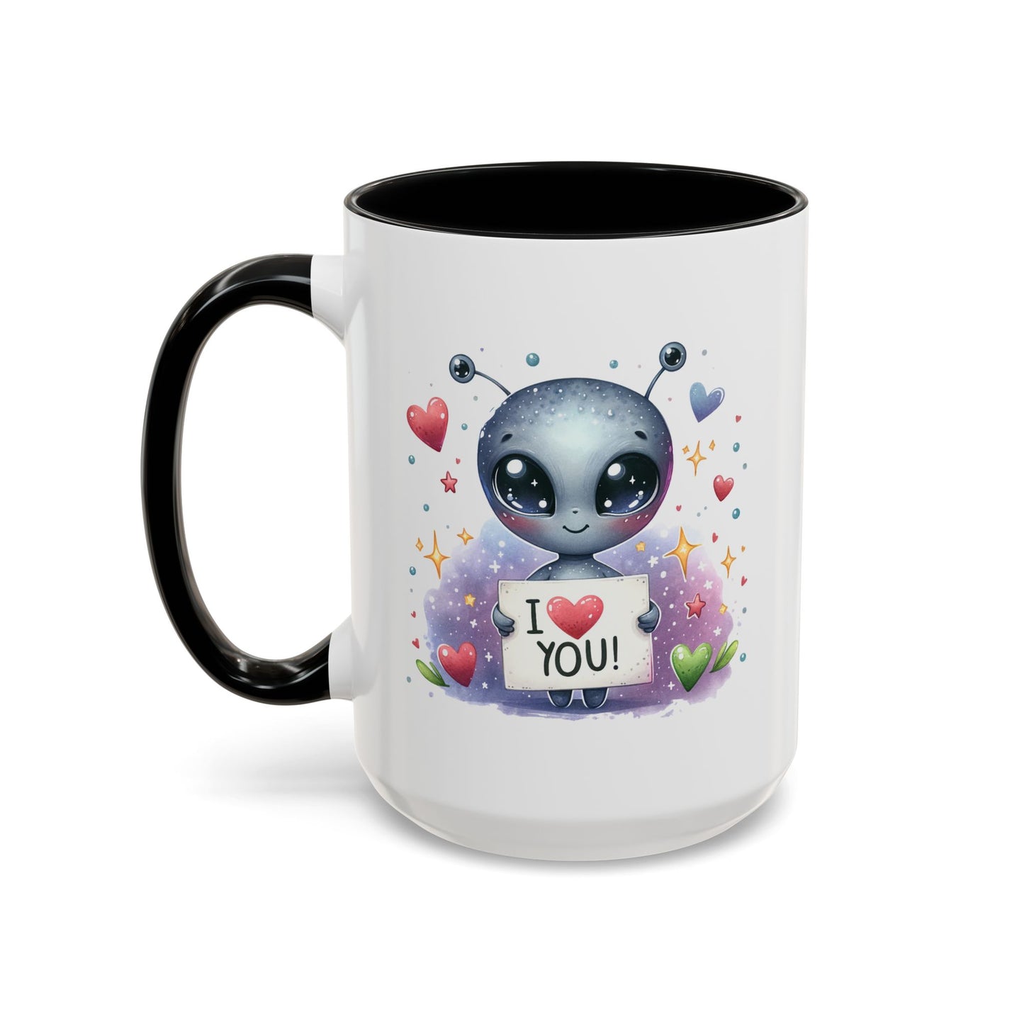 Valentine's Day Mug - I Love You Alien