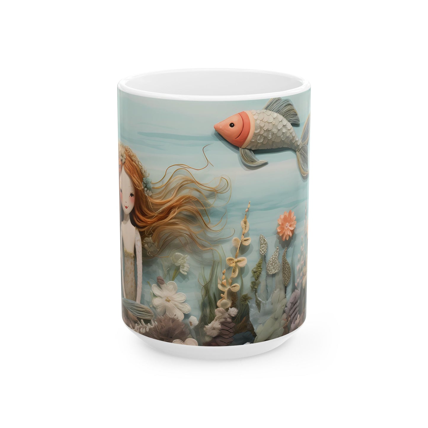 Artistic Mug - Felted Undersea