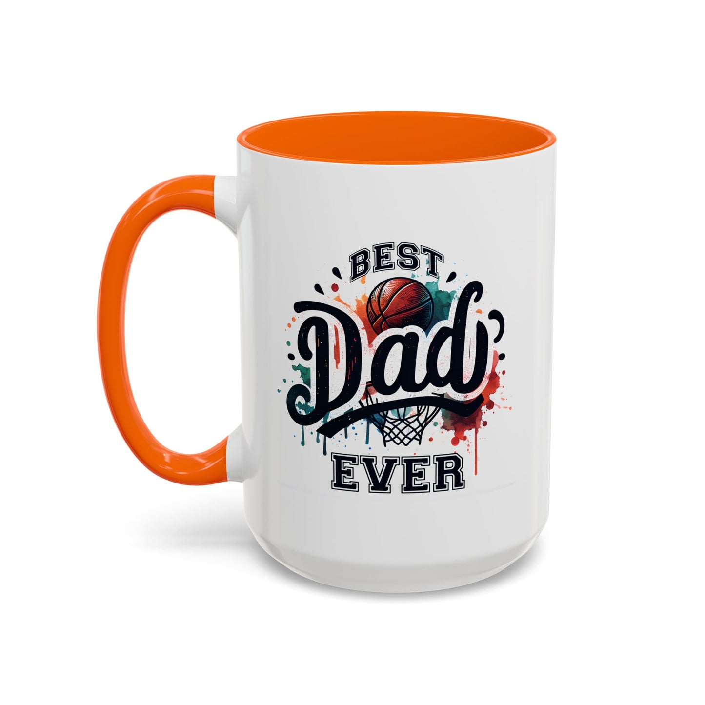 Father's Day Mug - Best Dad Ever Basketball