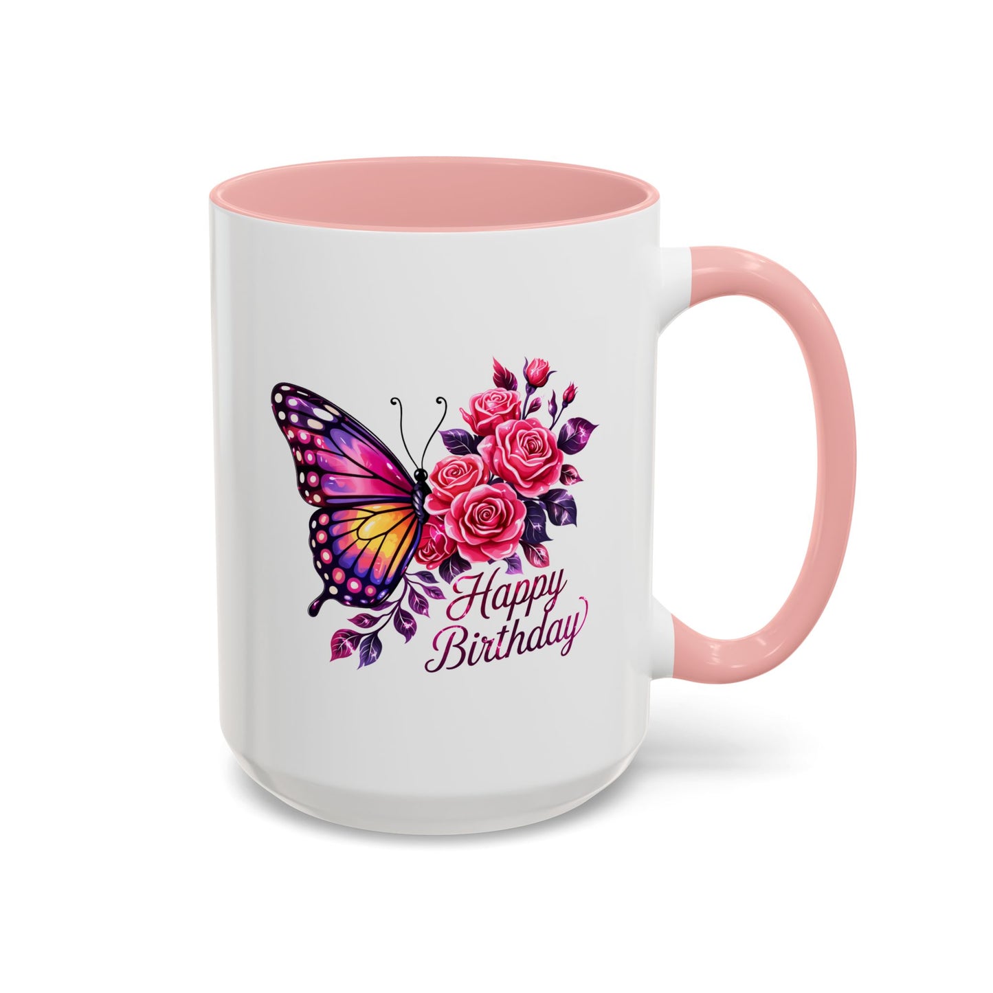 Birthday Mug - Butterfly Flowers