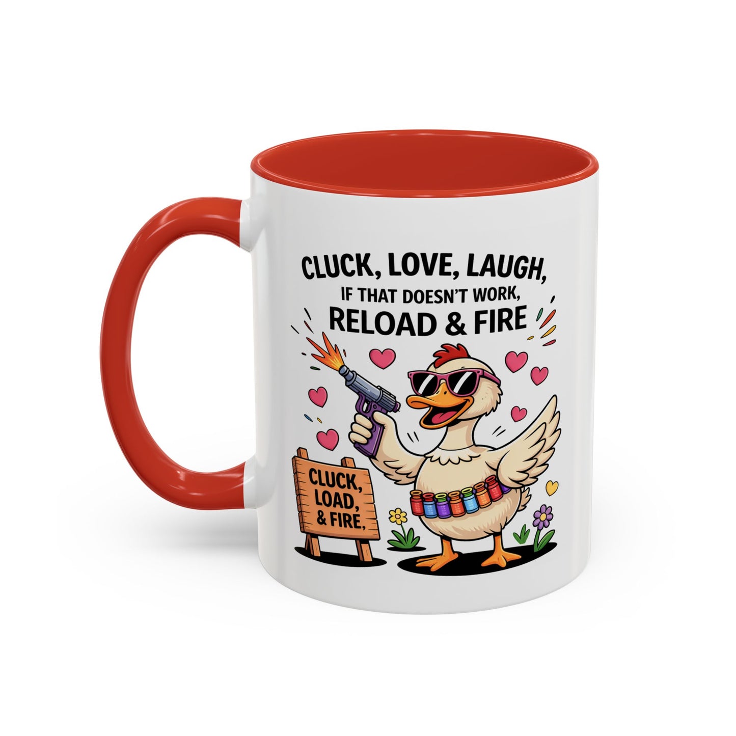 Adult Mug - Cluck Love Laugh