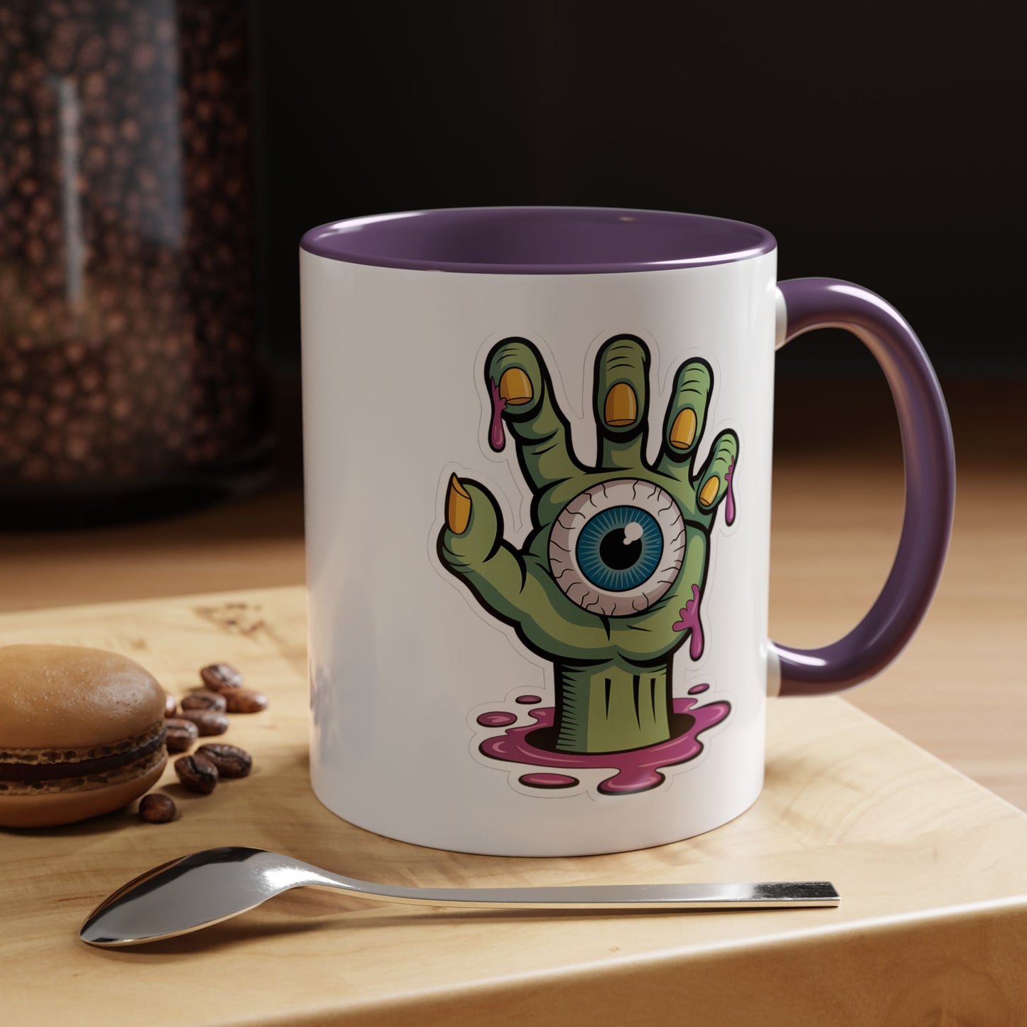Halloween Mug - Eye Ball Hand