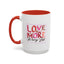 Wellness Mug - Love More Worry Less Frame