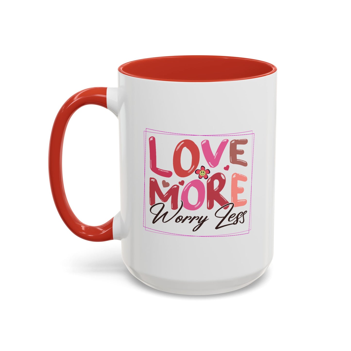 Wellness Mug - Love More Worry Less Frame