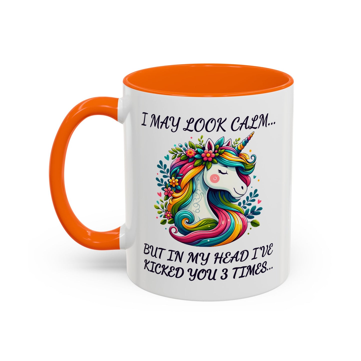 Adult Mug - I may Look Calm Unicorn