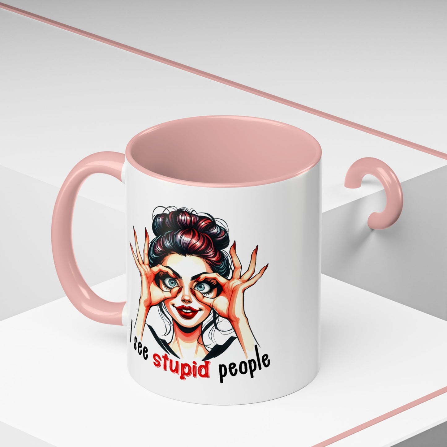 Adult Mug - I See Stupid People