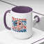 4th of July Mug - Freedom Smiley Face