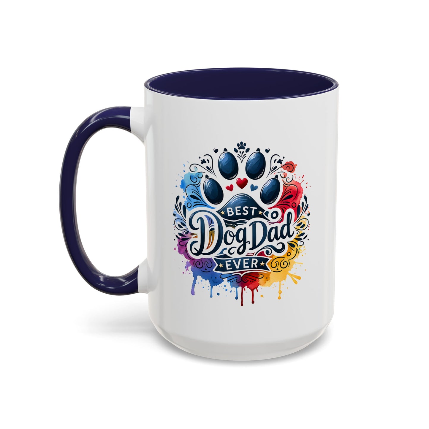 Animal Mug - Best Dog Dad Ever Paw