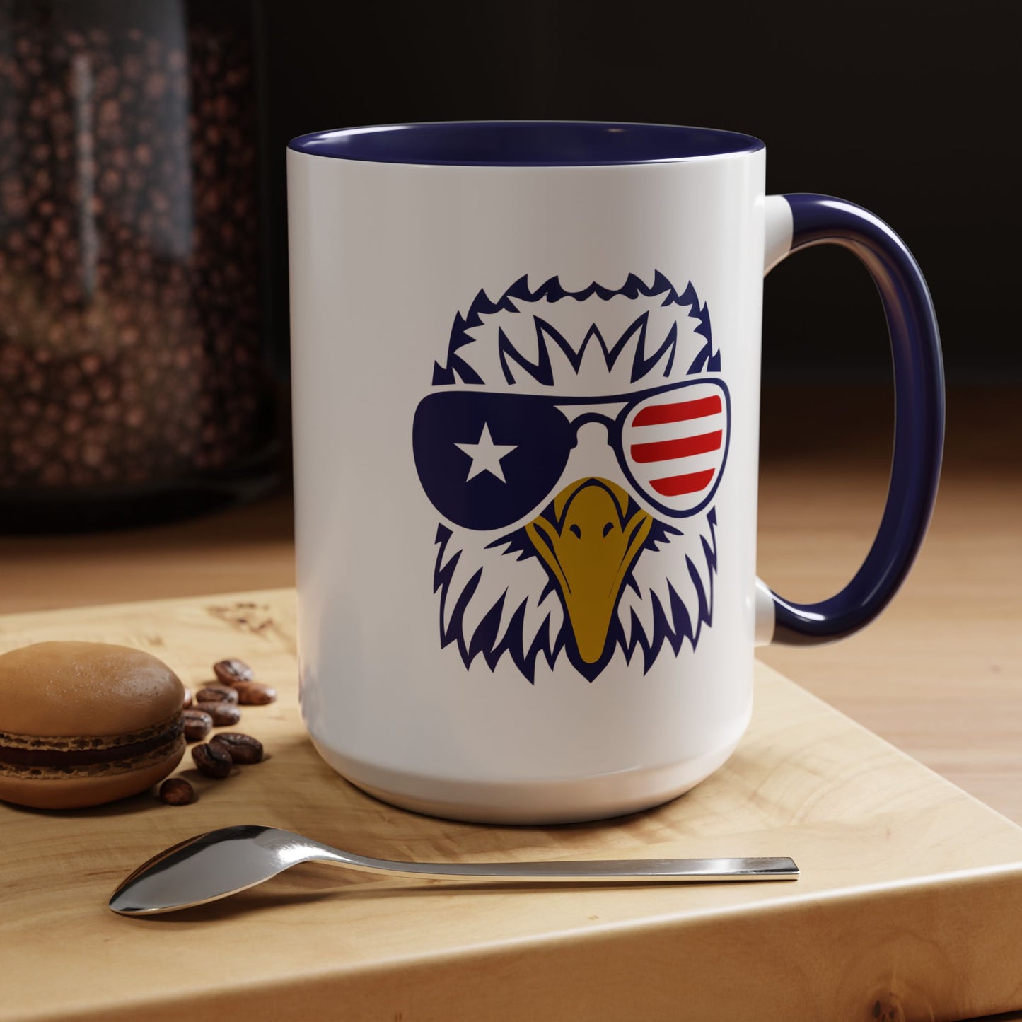 4th of July Mug - Cool American Eagle