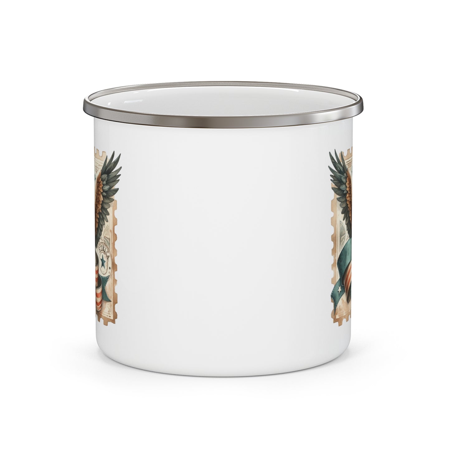 4th of July Mug - Bald Eagle Stamp