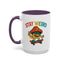 Humor Mug - Stay Weird Mushroom Skateboard