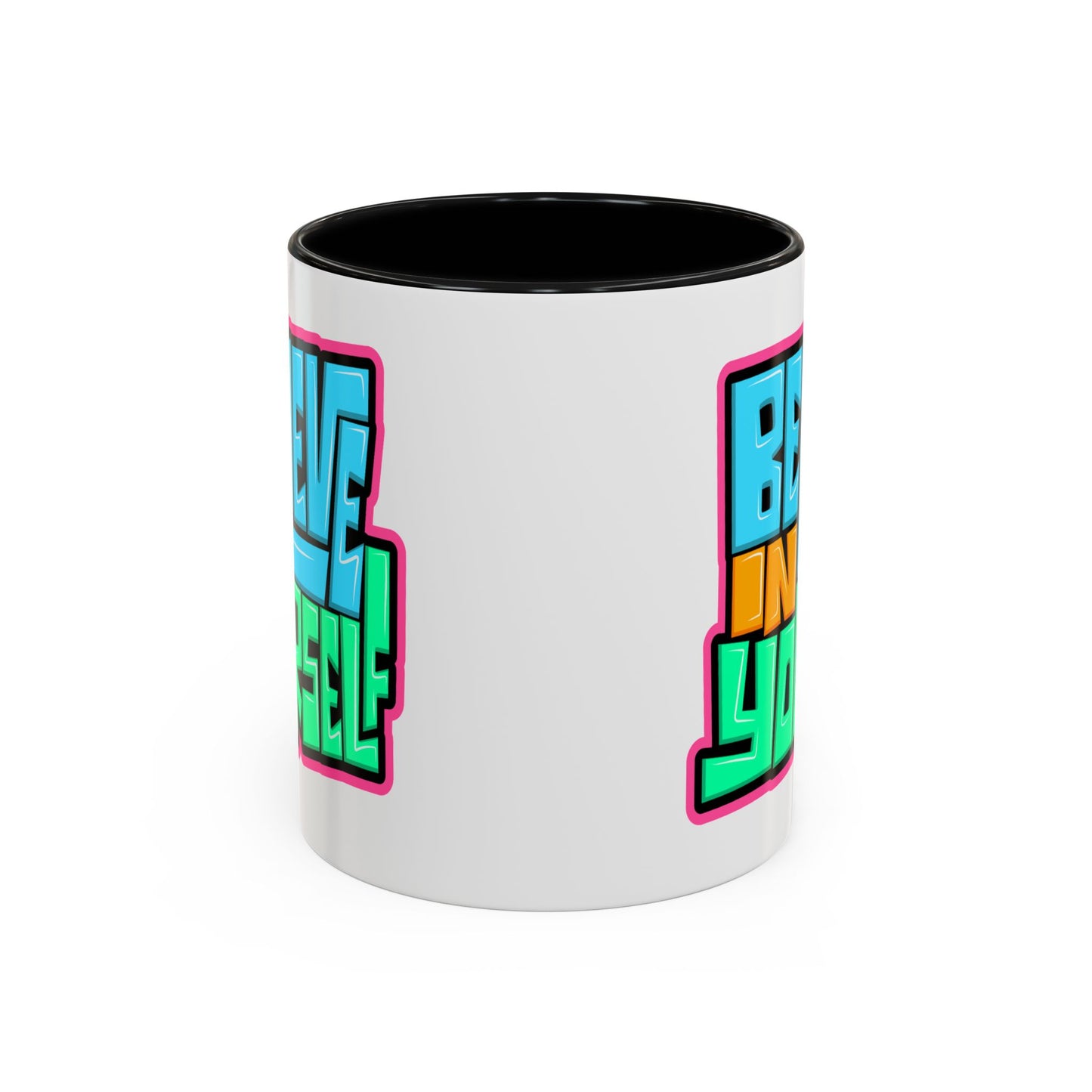 Motivation Mug - Believe In Yourself Graffiti