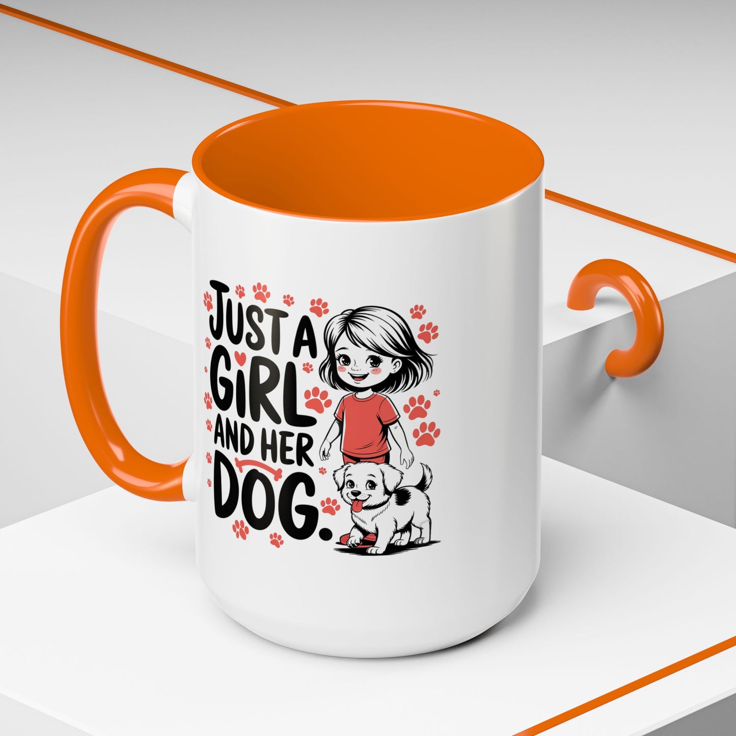 Animal Mug - Just a Girl and Her Dog