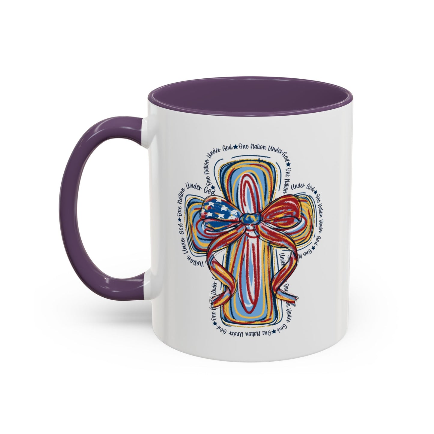 4th of July Mug - Christian Cross Bow