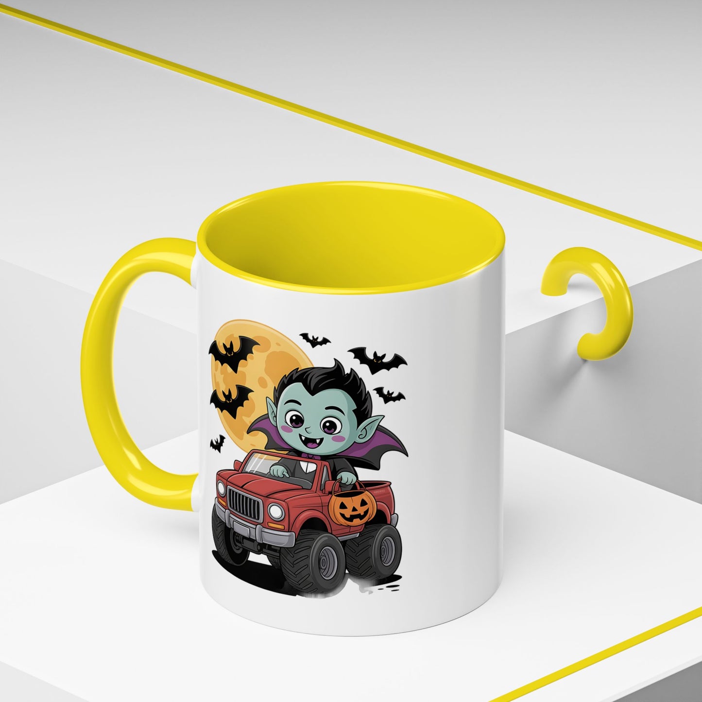Halloween Mug - Driving Vampire
