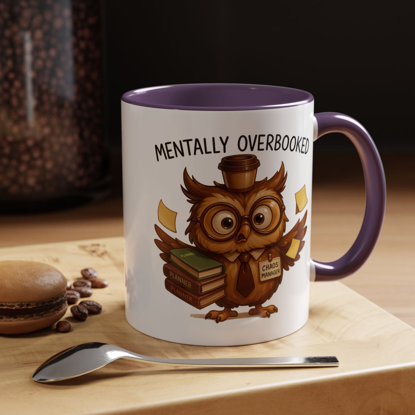 Office Mug - Mentally Overbooked