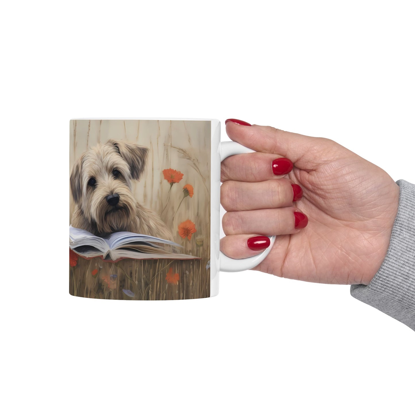 Artistic Mug - Felted Dog 3
