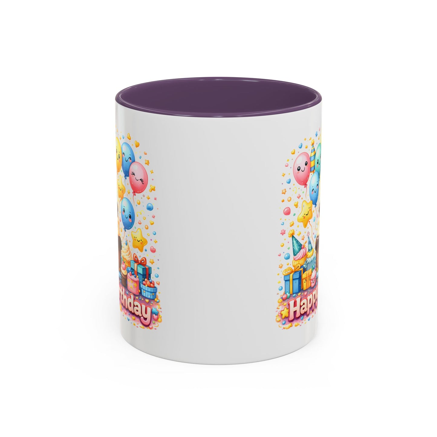 Birthday Mug - Cake and Balloons