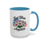 4th of July Mug - God Bless America Daisies