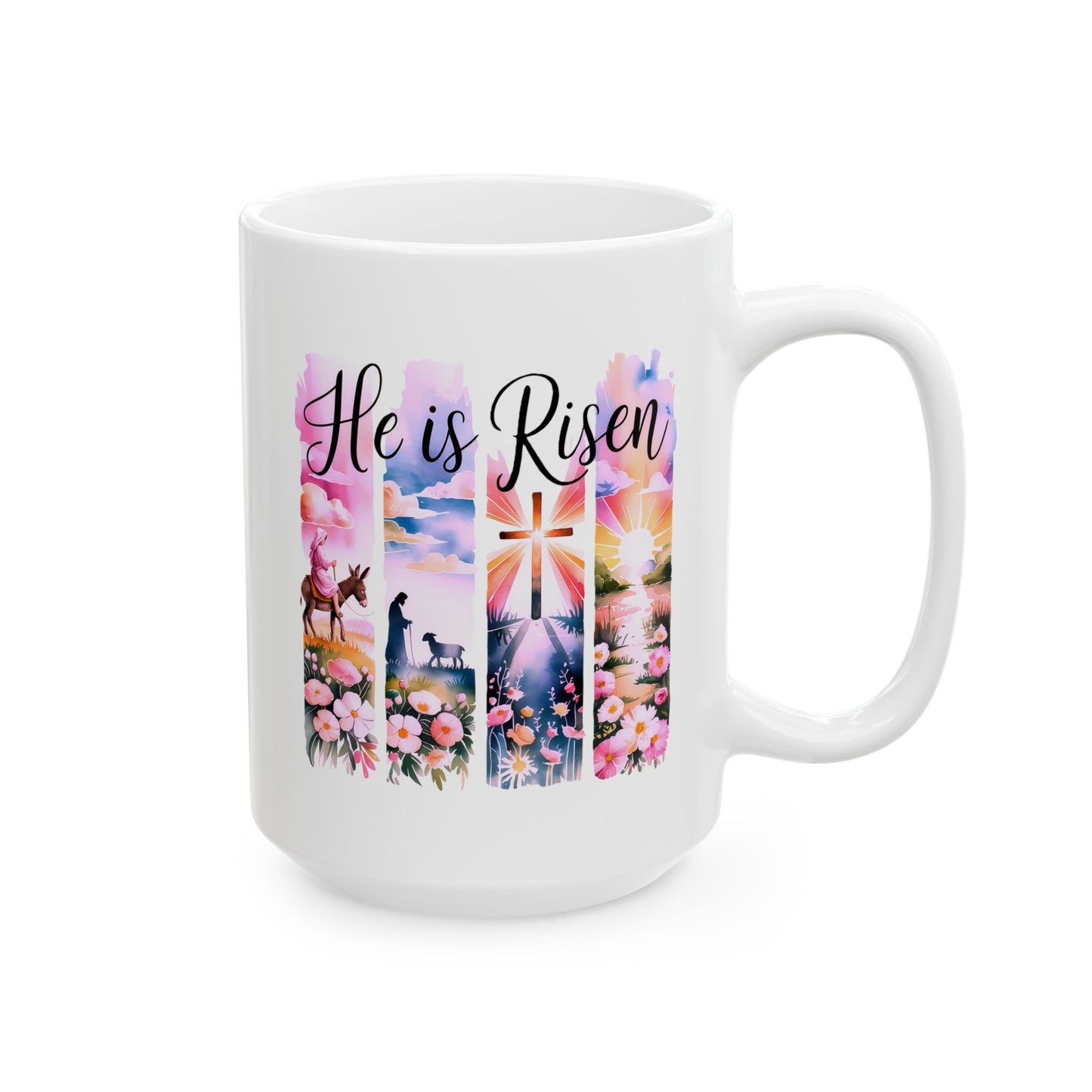 Easter Mug - He Is Risen Collage