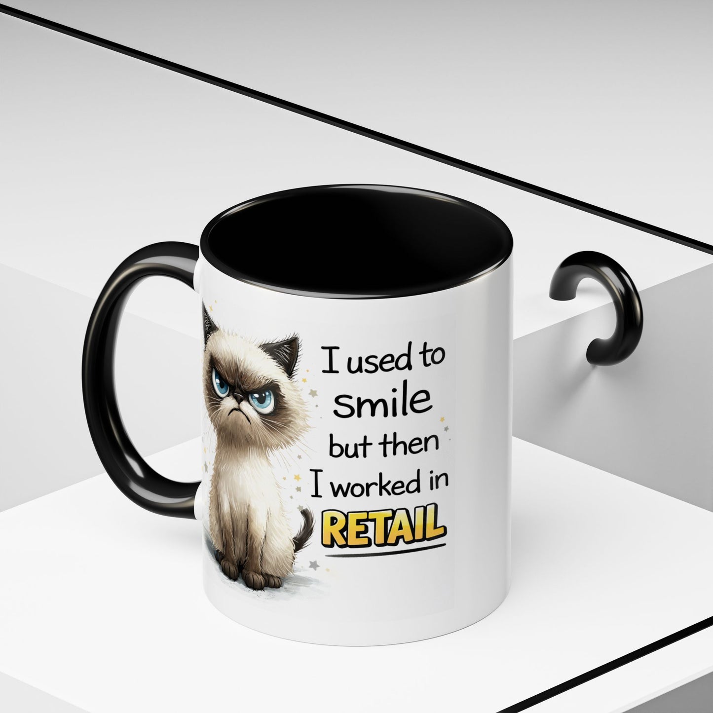 Humor Mug - I Used To Smile