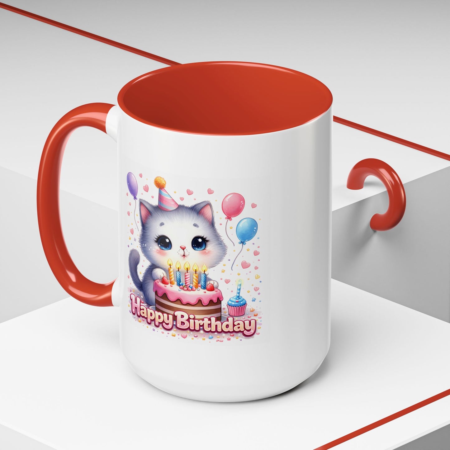 Birthday Mug - Birthday Kitty