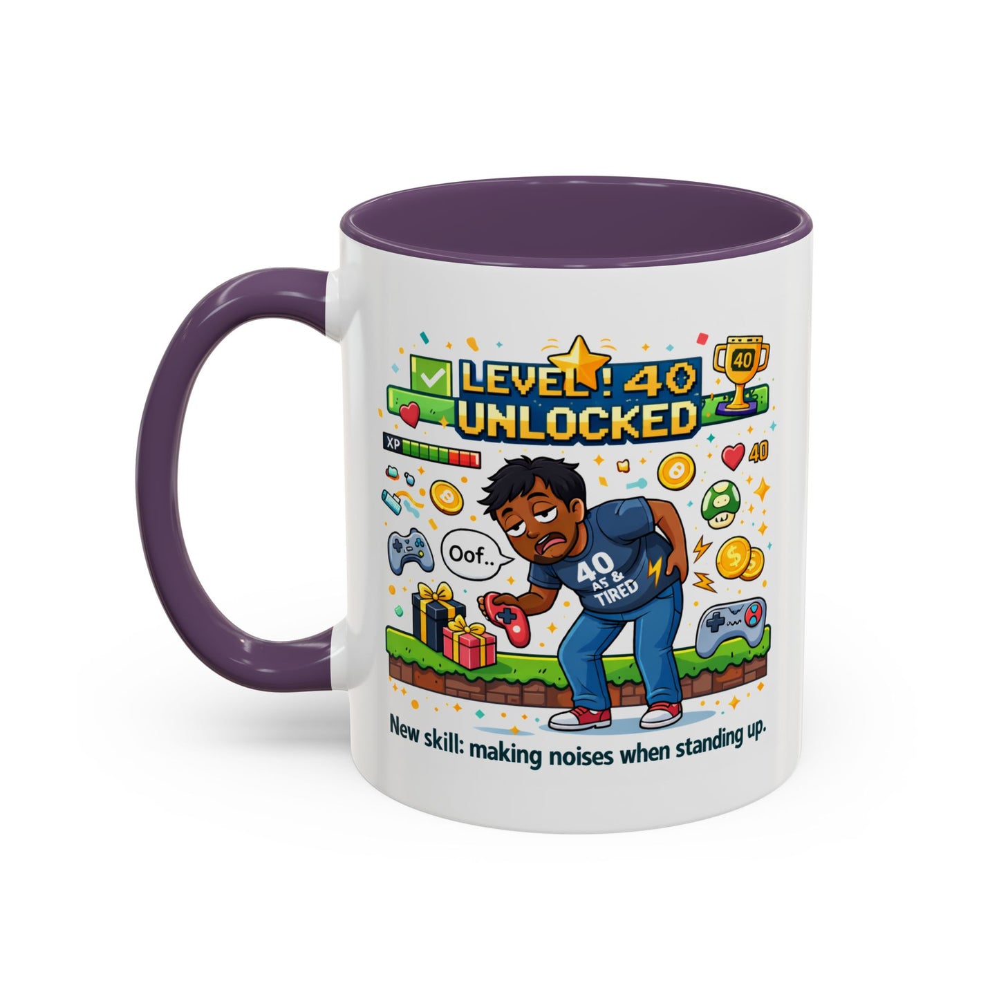 Birthday Mug - Level 40 Unlocked
