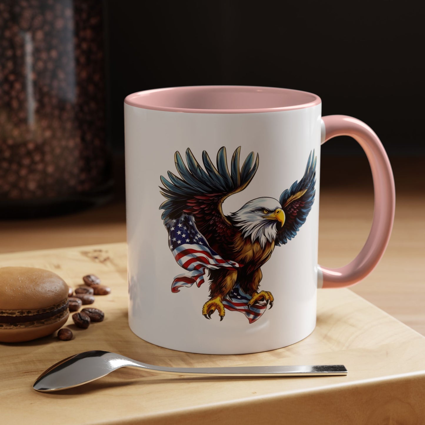 4th of July Mug - American Bald Eagle Flag 7