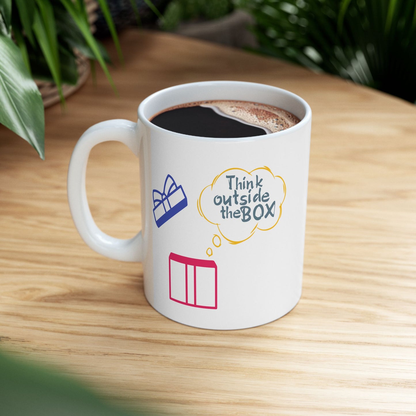 Motivation Mug - Think Outside The Box 2