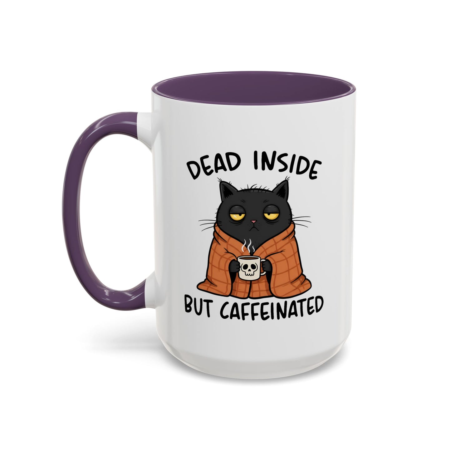 Animal Mug - Dead Inside But Caffeinated