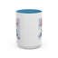 Christmas Mug - Merry Christmas Red Text Puppy Green Top 2