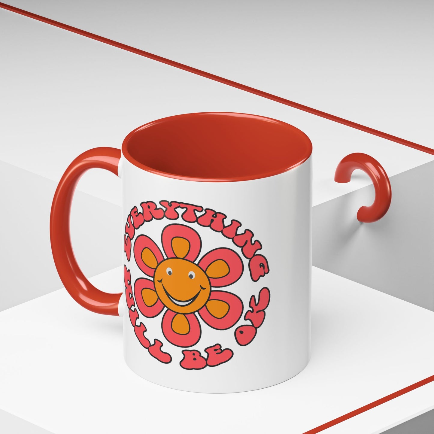Wellness Mug - Everything Will Be Ok Flower