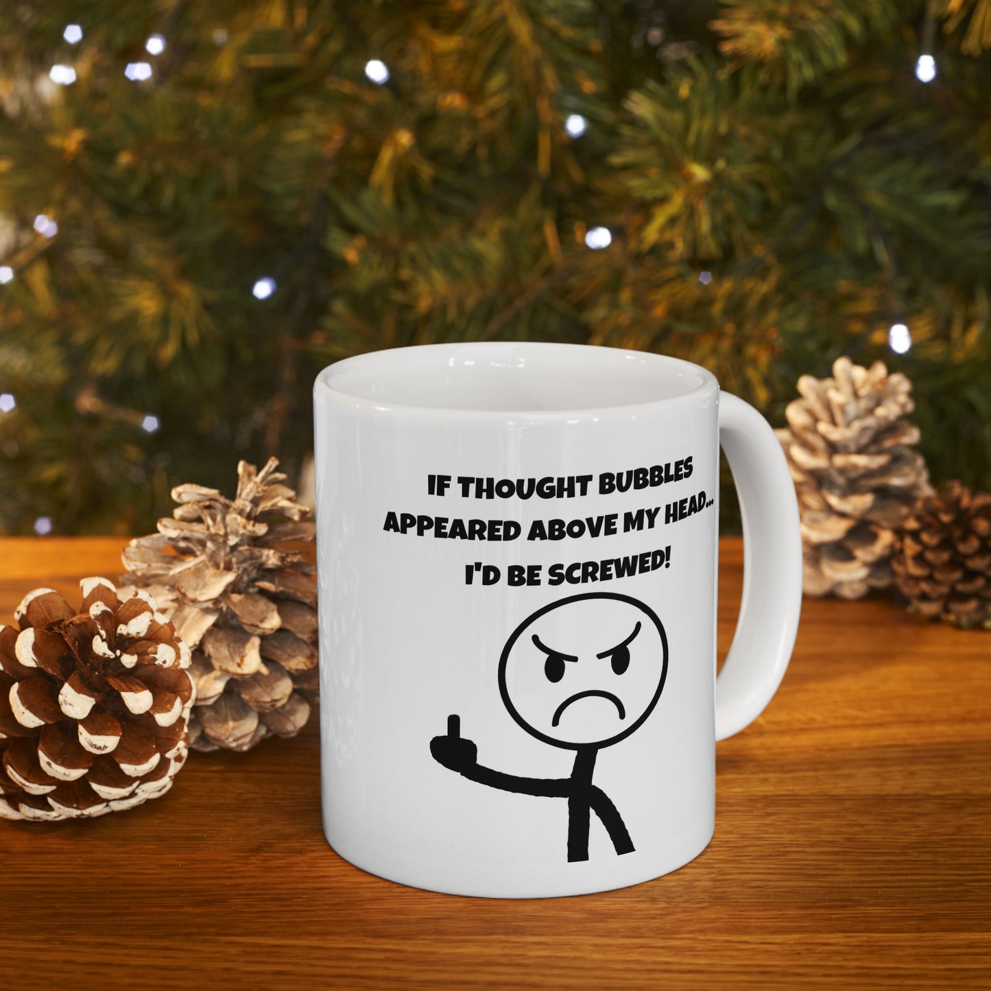 Humor Mug - If Thought Bubbles