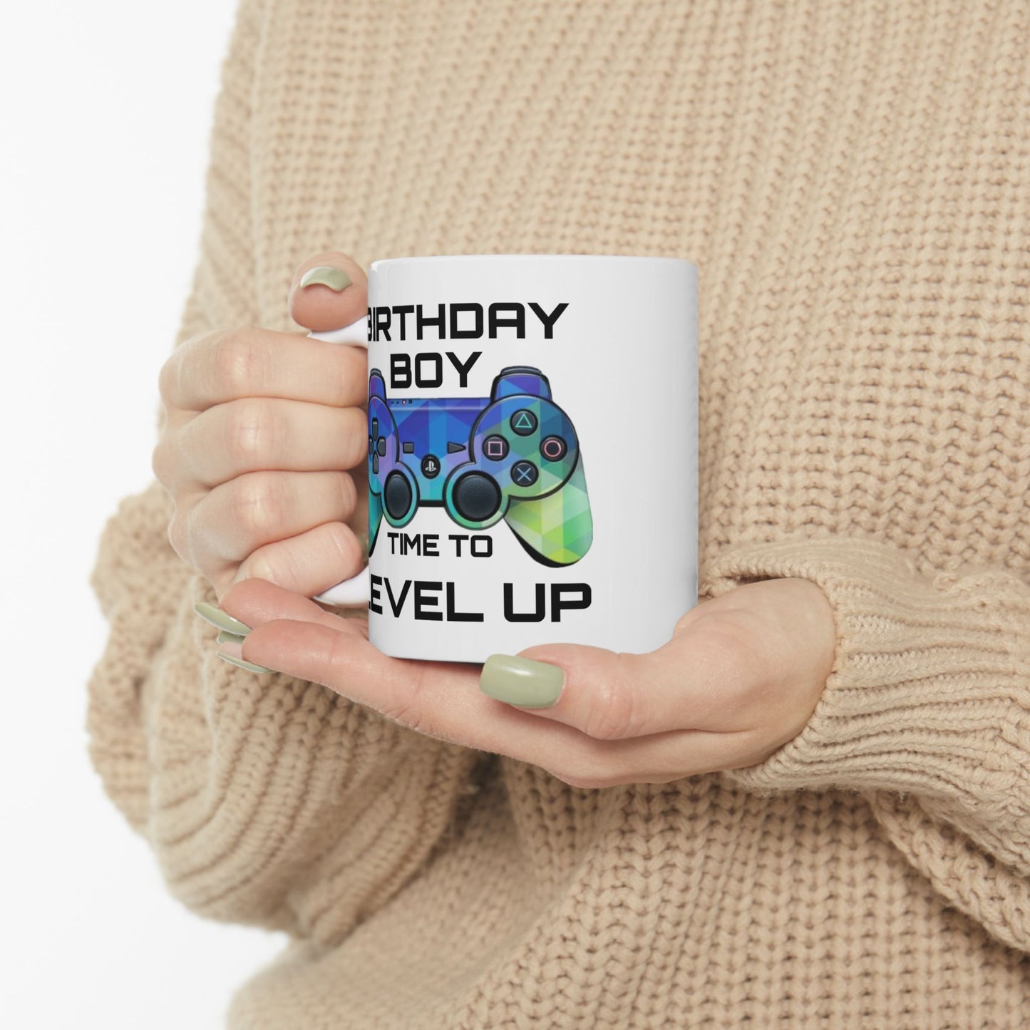 Birthday Mug - Birthday Boy Time to Level Up