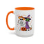 Halloween Mug - Skeleton & Witch
