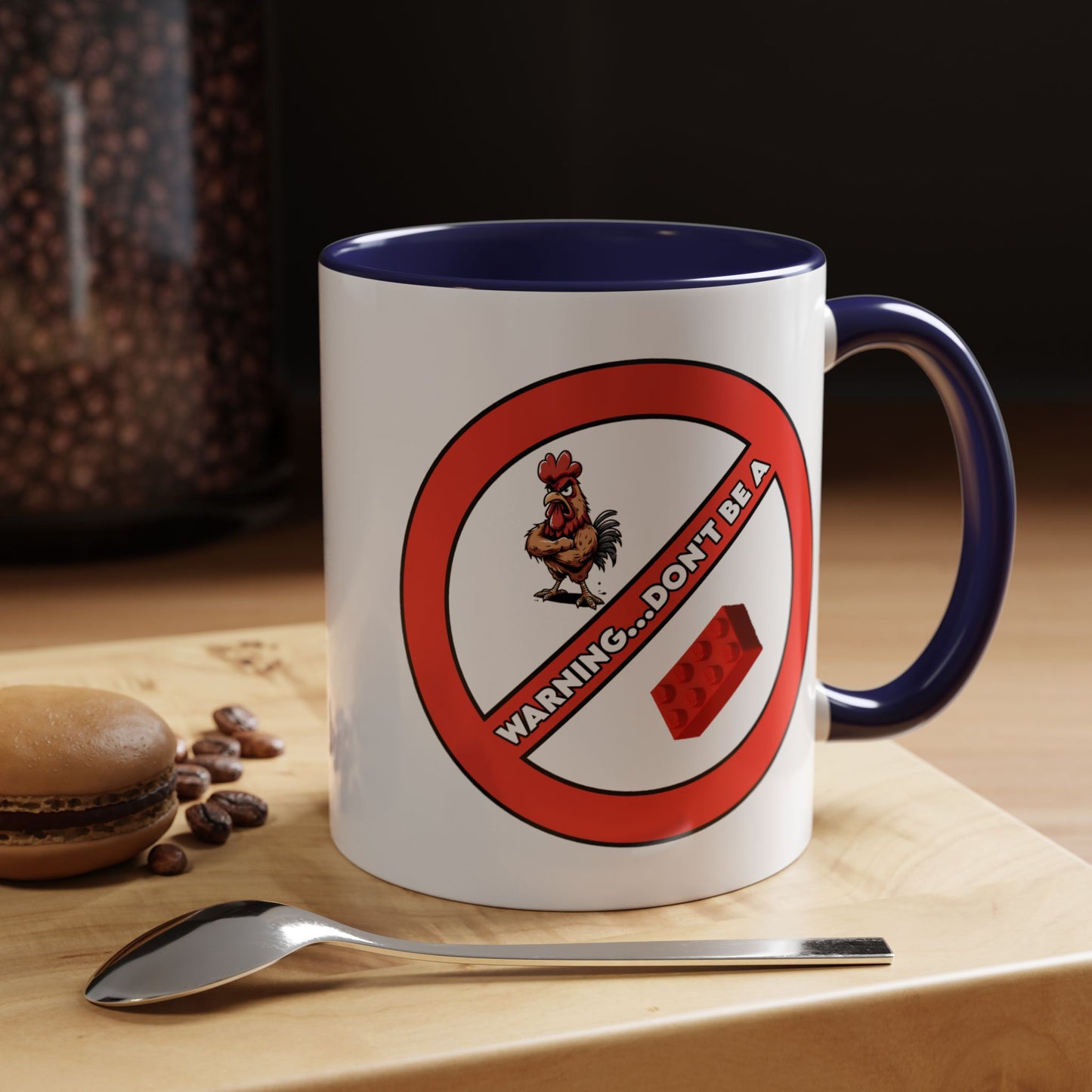 Adult Mug - Warning Don't Be A Cock Blocker