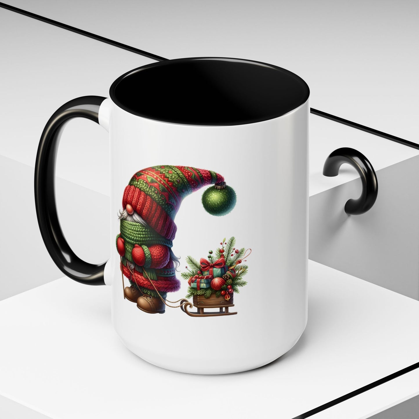 Christmas Mug - Gone with Miniature Sleigh