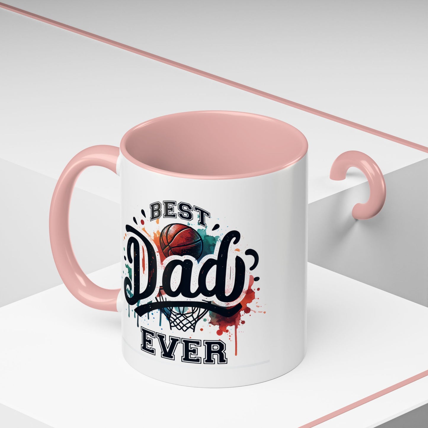 Father's Day Mug - Best Dad Ever Basketball