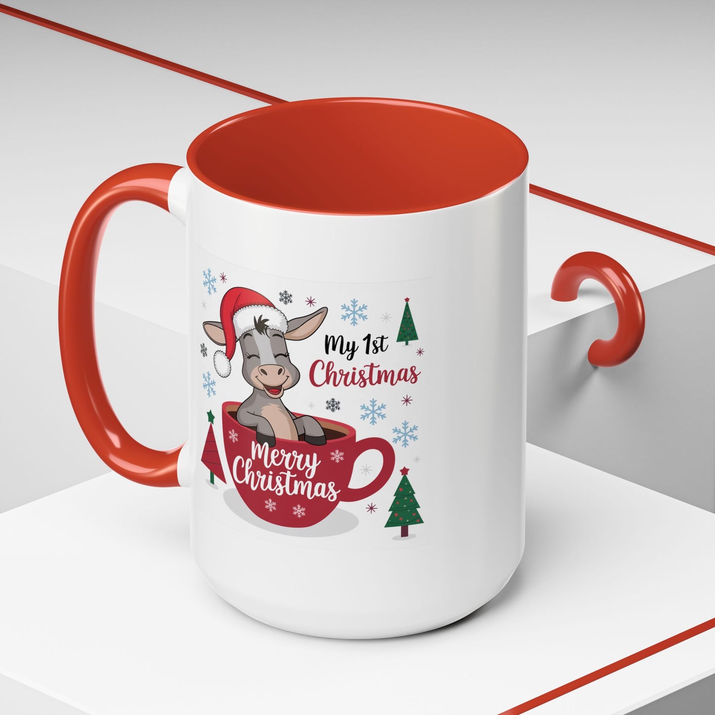 Christmas Mug - My First Christmas Donkey Cup