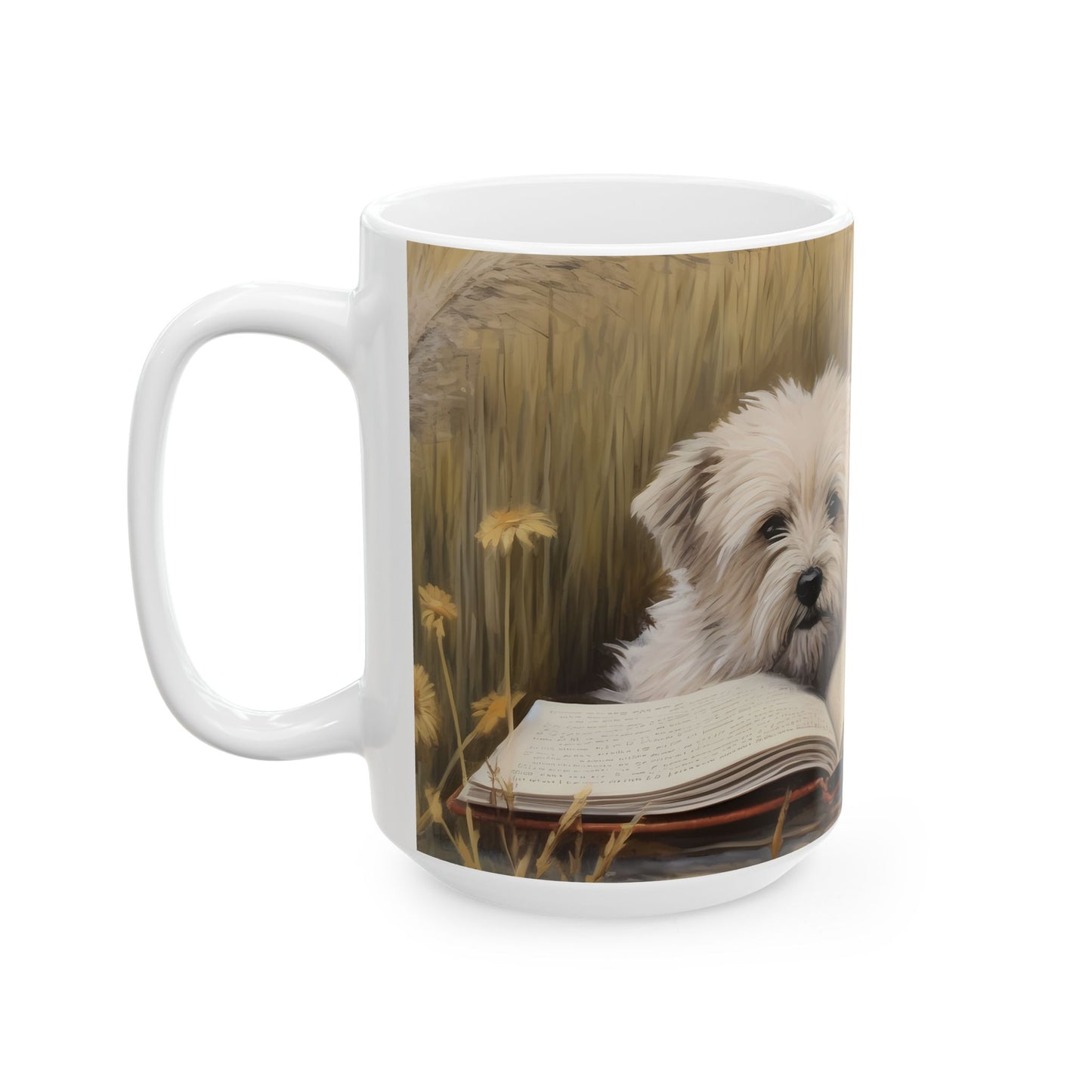 Artistic Mug - Felted Dog 2