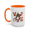 Christmas - Merry Christmas White Text Santa Reindeer Penguin Fox
