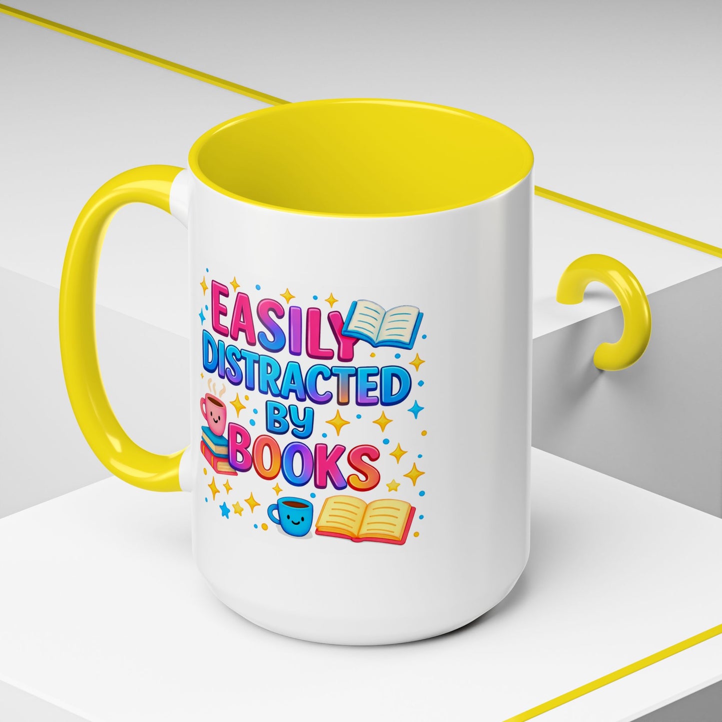 Humor Mug - Easily Distracted By Books
