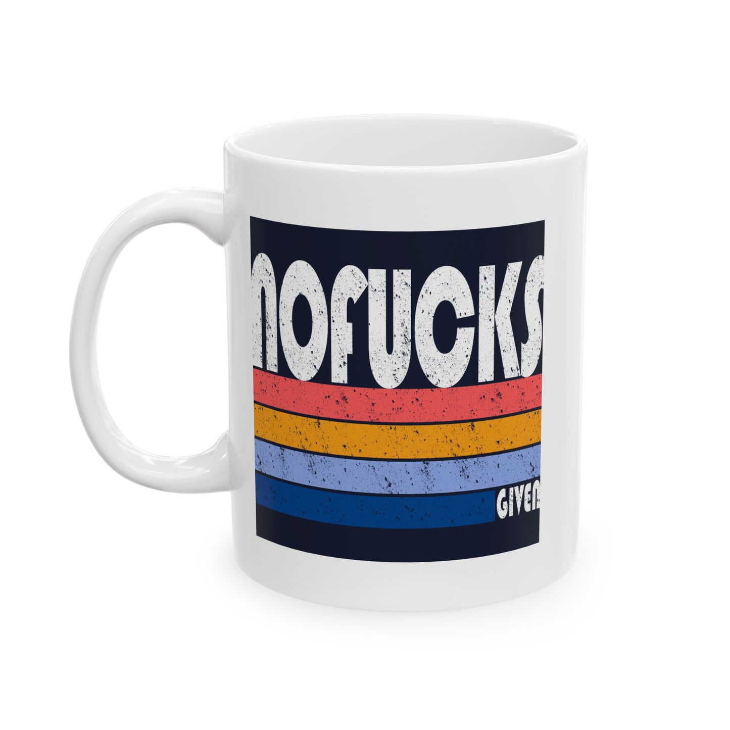 Adult Mug - No Fucks Given Retro