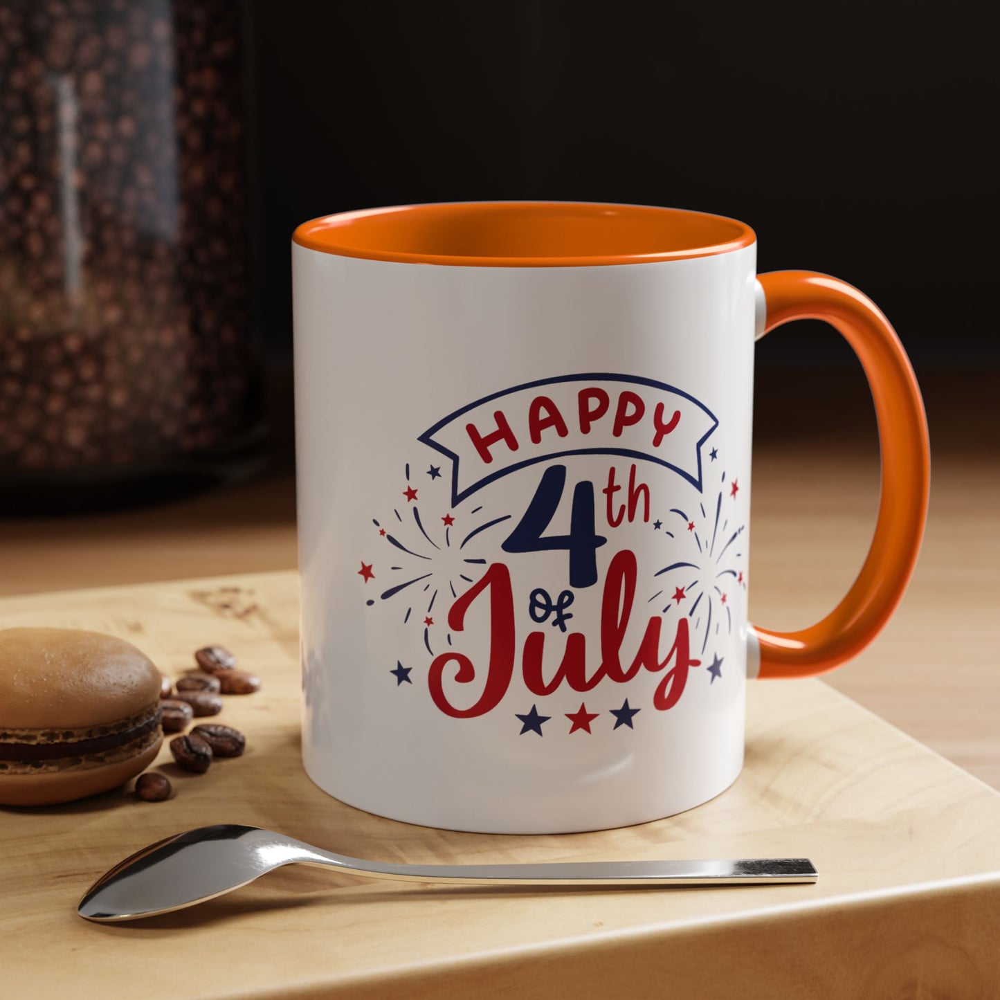 4th of July Mug - Happy 4th of July Fireworks