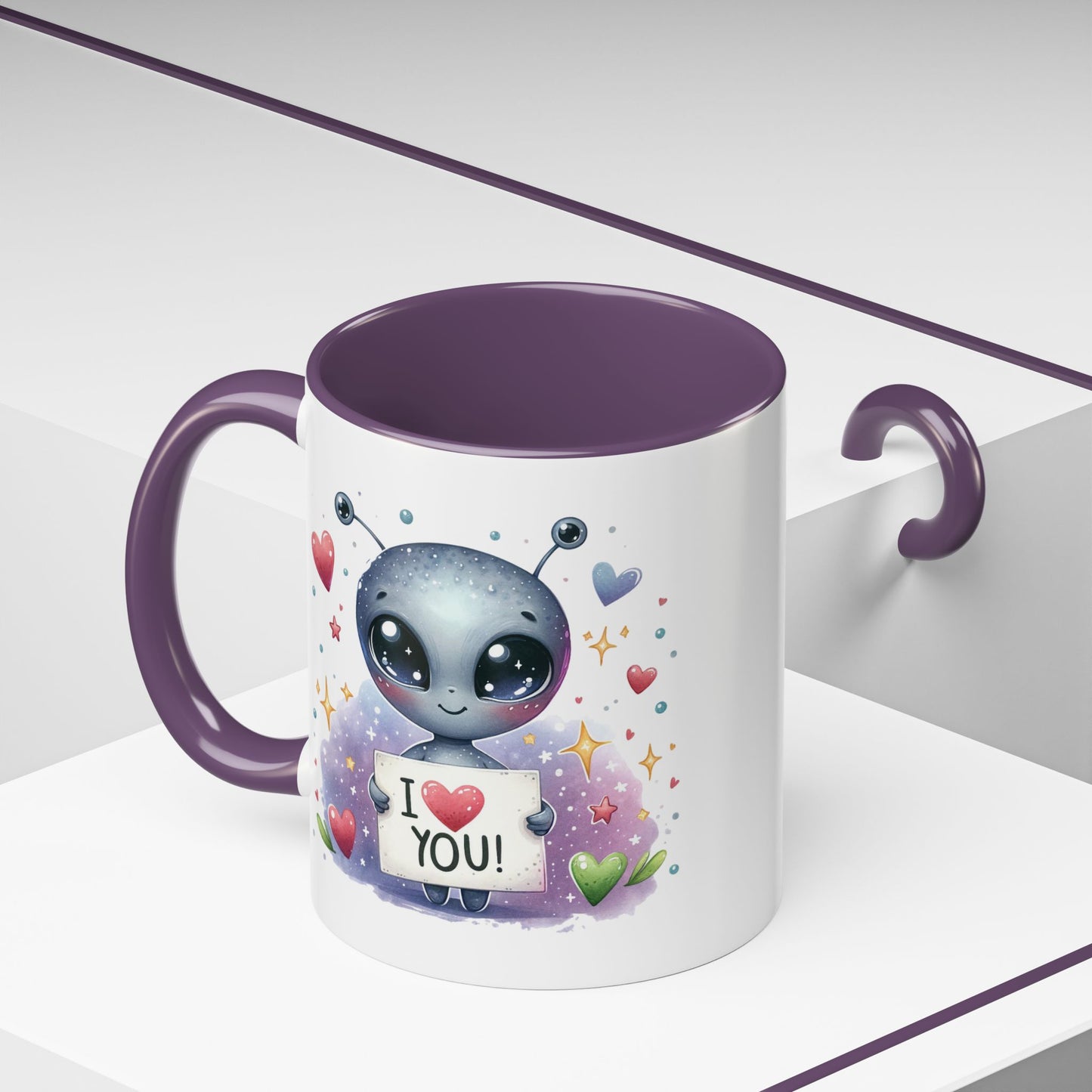 Anniversary Mug - I Love You Alien
