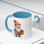 Christmas Mug - Old Gnome with Present